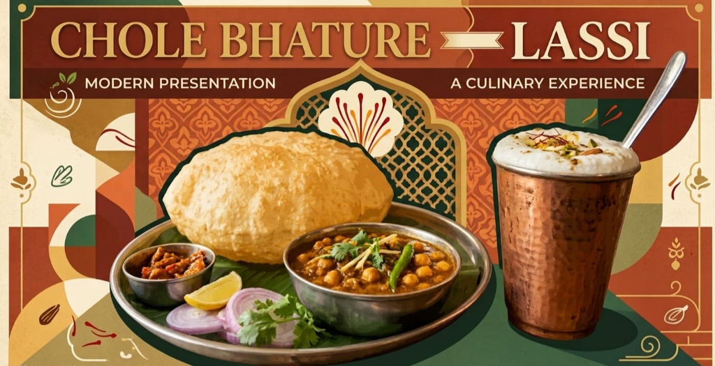Chole Bhature with free Chati Di Lassi — Zora Sunday Special